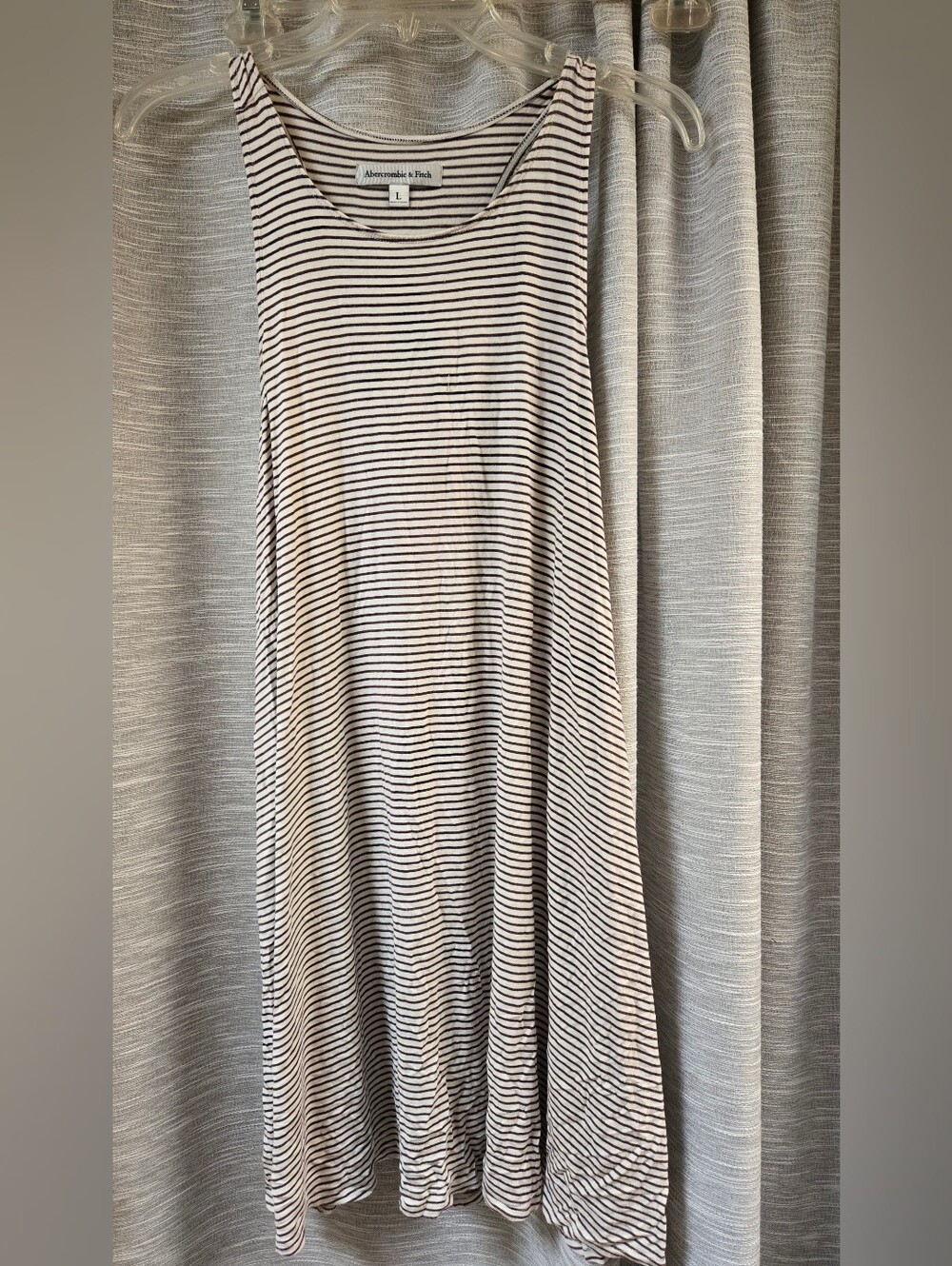 Abercrombie & Fitch Women's Brown and White Striped Skirt